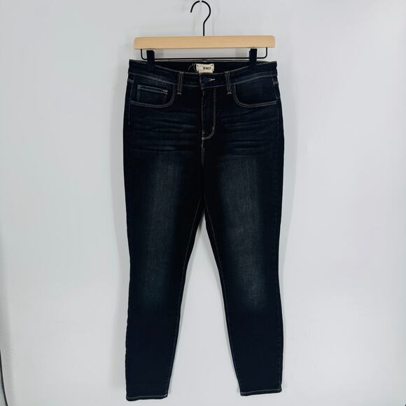 L’Agence Margot High Rise Skinny Jeans Dark Wash Stretch Denim Size 29 - Picture 1 of 7